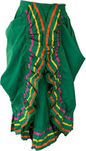 Kids and Womens Folklorico Half Cirlce Skirts, Falda Profesional de Medio Vuelo, Womens and Kids Skirt One Size Waist in Saudi Arabia