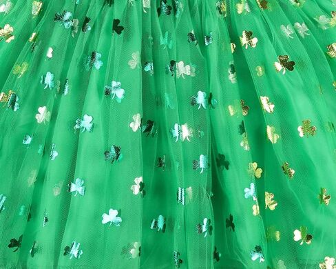 Seasons Women St Patricks Day Shamrock Tutu Skirt, One Size W41249 Green in Saudi Arabia