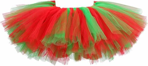 توتو دريمز فستان عيد الميلاد قزم زي للنساء أحمر أخضر توتو التنانير الكبار عيد الميلاد زينة عيد الميلاد الهدايا in Kuwait