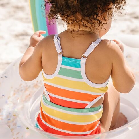 SwimZip Girl Long Sleeve Rash Guard & 1 Piece Swimsuit UPF 50 (Multiple Colors) in Saudi Arabia