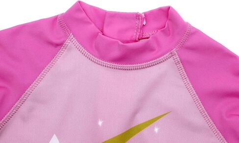 بدلة سباحة للفتيات من Jurebecia Unicorn قطعة واحدة/قطعتين برقبة دائرية، بدلة استحمام للحماية من الطفح الجلدي 2-8 سنوات in Kuwait