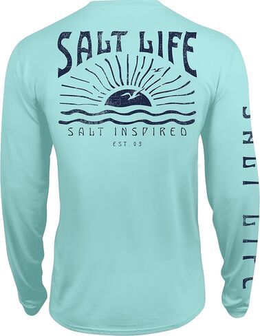 SALT LIFE girls Salt Inspired Youth Classic Fit Long Sleeve Performance Tee T-Shirt in Saudi Arabia