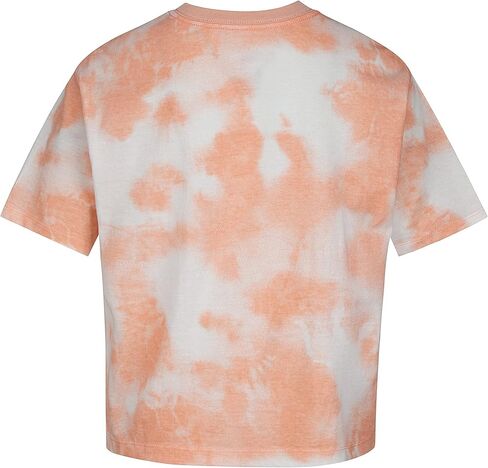 Jordan Girl's Tie-Dye Air Tee (Little Kids/Big Kids) Orange Tie-Dye MD (8-10 Big Kid) in Saudi Arabia