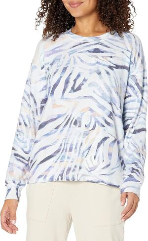 PJ Salvage Women's Loungewear Peachy Party Long Sleeve Top in Saudi Arabia