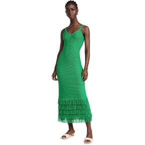 فستان AMUR النسائي من Decker ذو شراشيب in Kuwait