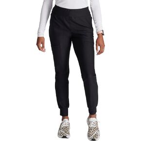 Cherokee Form Women Scrubs Pant Mid Rise Tapered Leg Drawstring CK092