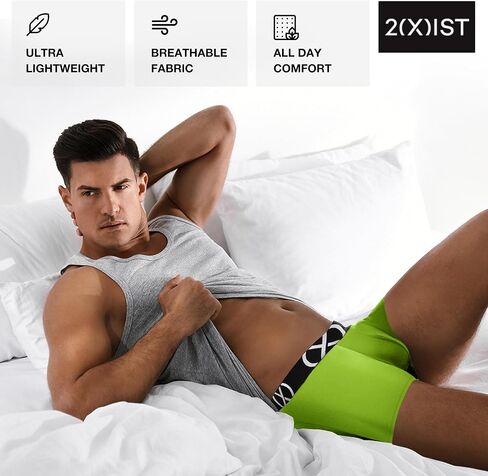 2(X)IST Micro Sport Mens Underwear No Show Trunks 3 Pack in Saudi Arabia