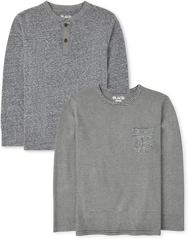 The Children's Place Boys Long Sleeve Fashion Top Multipacks in Saudi Arabia