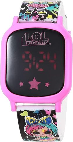 Accutime L.O.L. Surprise Kids' Touch LED Digital Watch, with Character Details on Watch Band Model: LOL4338AZ in Saudi Arabia