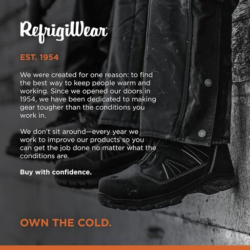 RefrigiWear Men’s Extreme Hiker Boots – Waterproof Winter Work Boots for Men in Saudi Arabia