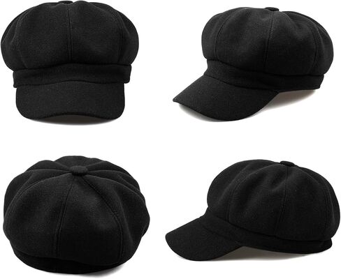 قبعات جلامورستار موزع الصحف للنساء ريترو التسعينيات قبعة كابي مع قناع in Kuwait