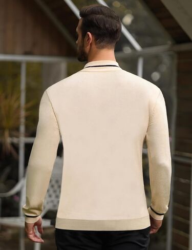 OYOZONE Men's Slim Fit Mock Turtleneck Pullover Sweater Casual Basic Knitted Thermal Sweaters in Kuwait