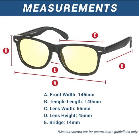 ايغل ايز نظارات نايت لايت من تشارلي - نظارات ريترو مضادة للانعكاس in Kuwait