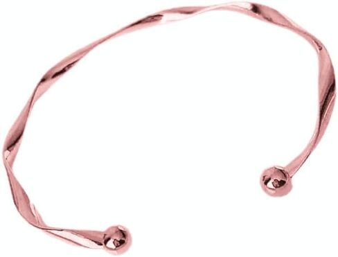 سوار BNVXR Möbius سوار من الذهب الوردي، سوار نسائي بسيط أنيق ومميز in Kuwait