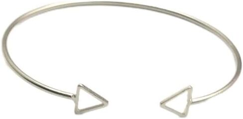 gawne Women's 18k minimalist hollow triangle bracelet, noble and elegant in Saudi Arabia