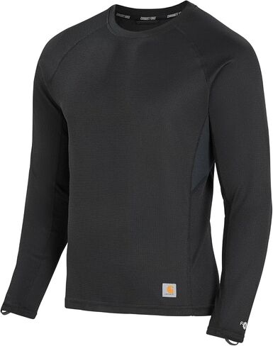 Carhartt Men's Force Midweight Micro-Grid Base Layer Crewneck in Saudi Arabia