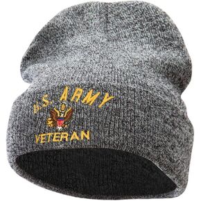e4Hats.com US Army Veteran Military Embroidered Long Beanie in Saudi Arabia