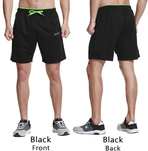 Men's 7" Athletic Workout Shorts with Pockets Drawstring Quick Dry Breathable Active Training Shorts in Kuwait