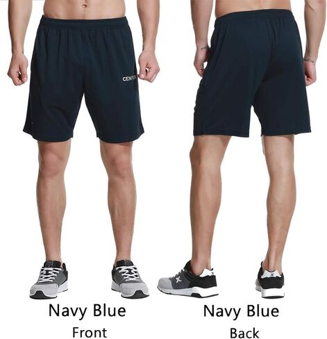 Men's 7" Athletic Workout Shorts with Pockets Drawstring Quick Dry Breathable Active Training Shorts in Kuwait