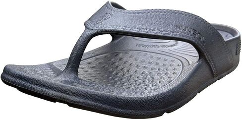 NUUSOL Cascade Flip Flops, Comfort Sandal with Arch Support Made in USA | Waterproof EVASOL Foam, Soft Cushion & Arch Support | Textured Footbed, Lightweight | For Hiking & Plantar Fasciitis Relief in Saudi Arabia