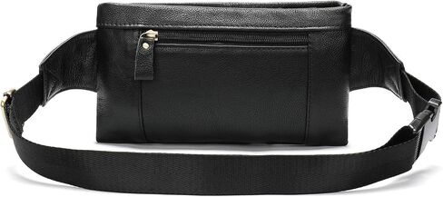 Men's Leather Fanny Pack Waist Bags Vintage Utility Belt Bag Crossbody Hip Purse in Kuwait