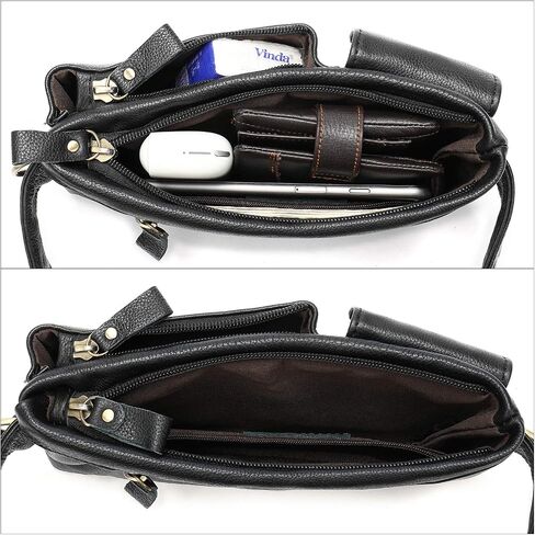 Men's Leather Fanny Pack Waist Bags Vintage Utility Belt Bag Crossbody Hip Purse in Kuwait