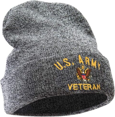 e4Hats.com US Army Veteran Military Embroidered Long Beanie in Saudi Arabia
