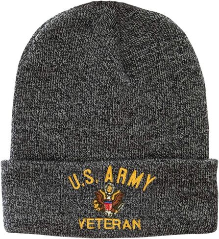 e4Hats.com US Army Veteran Military Embroidered Long Beanie in Saudi Arabia