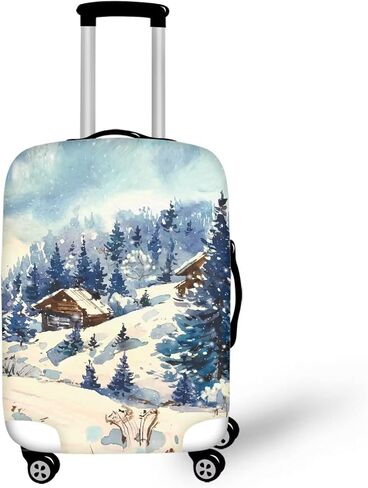 Ystardream Western Ethnic Style Horse Travelling Luggage Cover Washable Suitcase Protector Anti-scratch Suitcase Cover Colorful Luggage Suitcase Protective Cover Fits 19inch in Kuwait