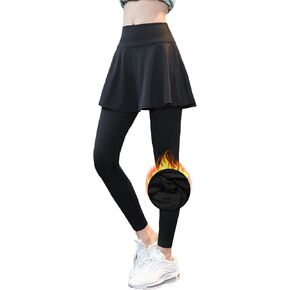 ChinFun المرأة الرياضة تنانير طماق اليوغا التنانير دنة الجوارب الرياضية التنس Skorts الصالة الرياضية النشطة الجري قيعان in Kuwait