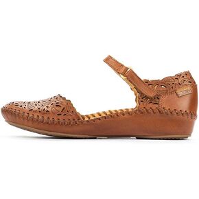 PIKOLINOS P. Vallarta Women’s Semi-Open Shoes | Leather | Hook-and-Loop Closure | Mid Heel | Size UK 2-8 in Saudi Arabia