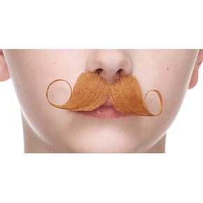 Mustaches Self Adhesive Fake Detective for Kids, Novelty, Small False Facial Hair, Costume Accessory for Children