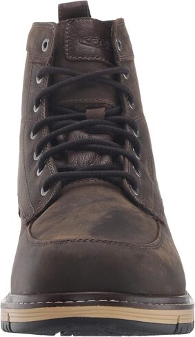 KEEN Utility Men's San Jose 6" Soft Toe Waterproof Wedge Work Boots, Cascade Brown/Black, 10.5 US in Saudi Arabia