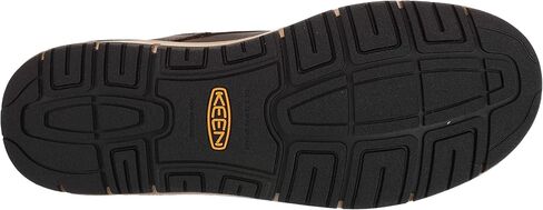 KEEN Utility Men's San Jose 6" Soft Toe Waterproof Wedge Work Boots, Cascade Brown/Black, 10.5 US in Saudi Arabia