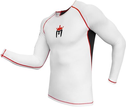Meister Rush Long-Sleeve Rash Guard for MMA, BJJ & Surfing in Saudi Arabia