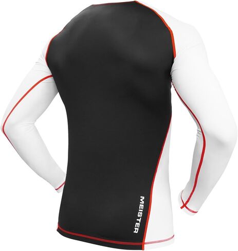 Meister Rush Long-Sleeve Rash Guard for MMA, BJJ & Surfing in Saudi Arabia