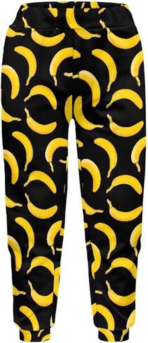 Aoopistc Sweatpants مع جيوب للأطفال 4-15T سروال تدريب عالي الخصر عادي مناسب للسراويل النشطة الطويلة in Kuwait