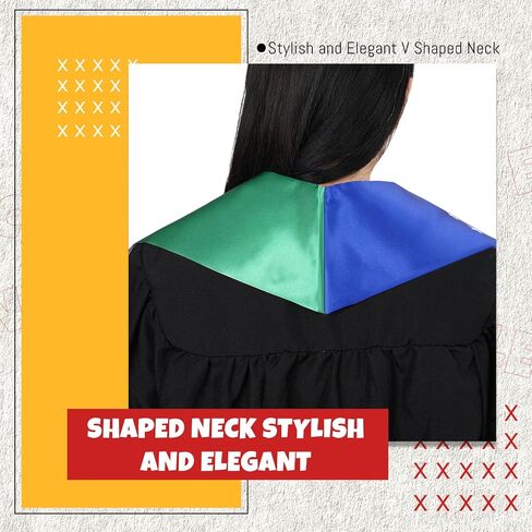 Sasylvia 6 Pcs Mixed Mexican American Flag Graduation Sash Mexico USA International Graduation Stole Angled End Graduation Stole Class of 2023 for Unisex Adult, Classic Colors, One size in Saudi Arabia