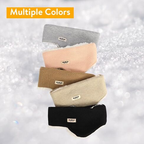 Surblue Ear Warmer Winter Ear Headband Full Cover Cold Weather Ear Muffs,Bands in Saudi Arabia