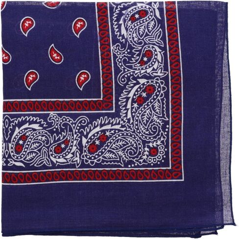 Motique Accessories Two Tone Paisley Bandana - Set of 3 in Saudi Arabia