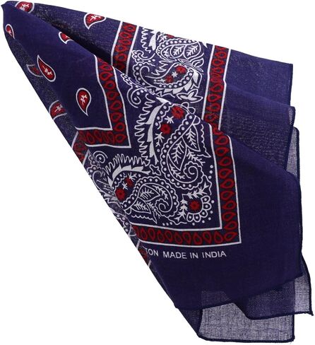 Motique Accessories Two Tone Paisley Bandana - Set of 3 in Saudi Arabia