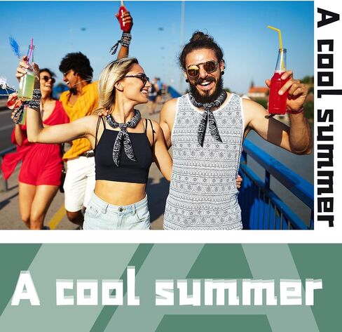 SATINIOR Ice Cooling Wrap Scarf Cooling Bandana for Neck Cooling Scarves for Men and Women Outdoor Activities in Saudi Arabia