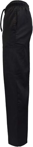 Natural Uniforms Classic 6 Pocket Black Chef Pants with Multi-Pack Quantities Available in Kuwait