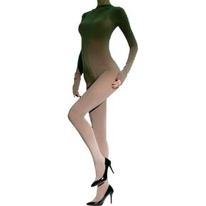 RUIBAVYA المرأة Bodystocking جوارب طويلة ارتداءها جوارب طويلة مثير كامل الجسم