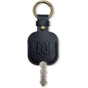 NAPHYLAIFA Leather Car Key Sleeve, Vintage Broken Car Key Loop Replacement, House Key Cover Protector for Men & Women