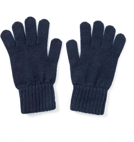 Embouro 100% Cashmere Men's Gloves, Knitted Ultra Soft Pure Cashmere Gloves with Ribbed Cuffed in Saudi Arabia