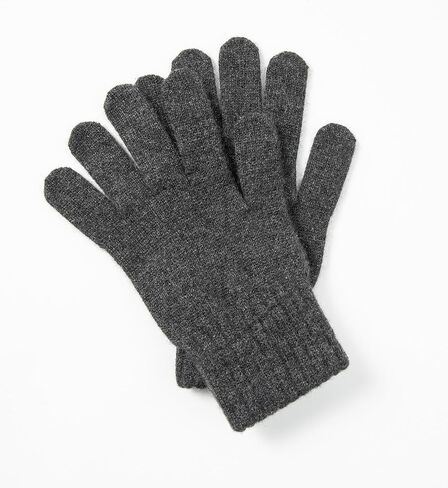 Embouro 100% Cashmere Men's Gloves, Knitted Ultra Soft Pure Cashmere Gloves with Ribbed Cuffed in Saudi Arabia