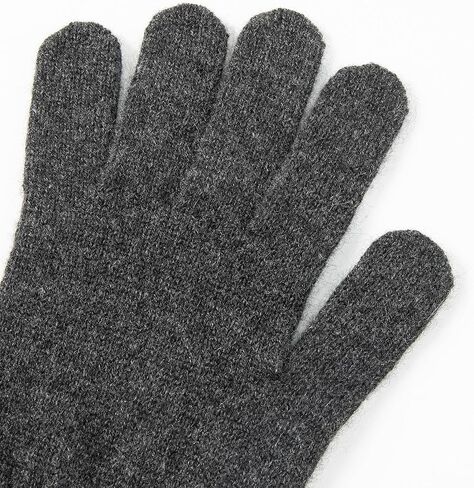 Embouro 100% Cashmere Men's Gloves, Knitted Ultra Soft Pure Cashmere Gloves with Ribbed Cuffed in Saudi Arabia