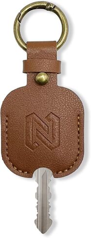 NAPHYLAIFA Leather Car Key Sleeve, Vintage Broken Car Key Loop Replacement, House Key Cover Protector for Men & Women in Saudi Arabia