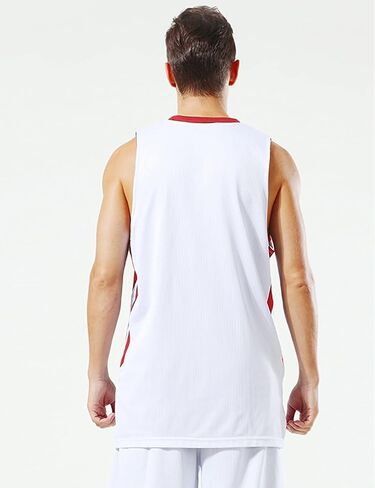 Pack of 10 Reversible Men's Mesh Performance Athletic Basketball Jerseys - Blank Team Uniforms for Sports Scrimmage Bulk in Kuwait